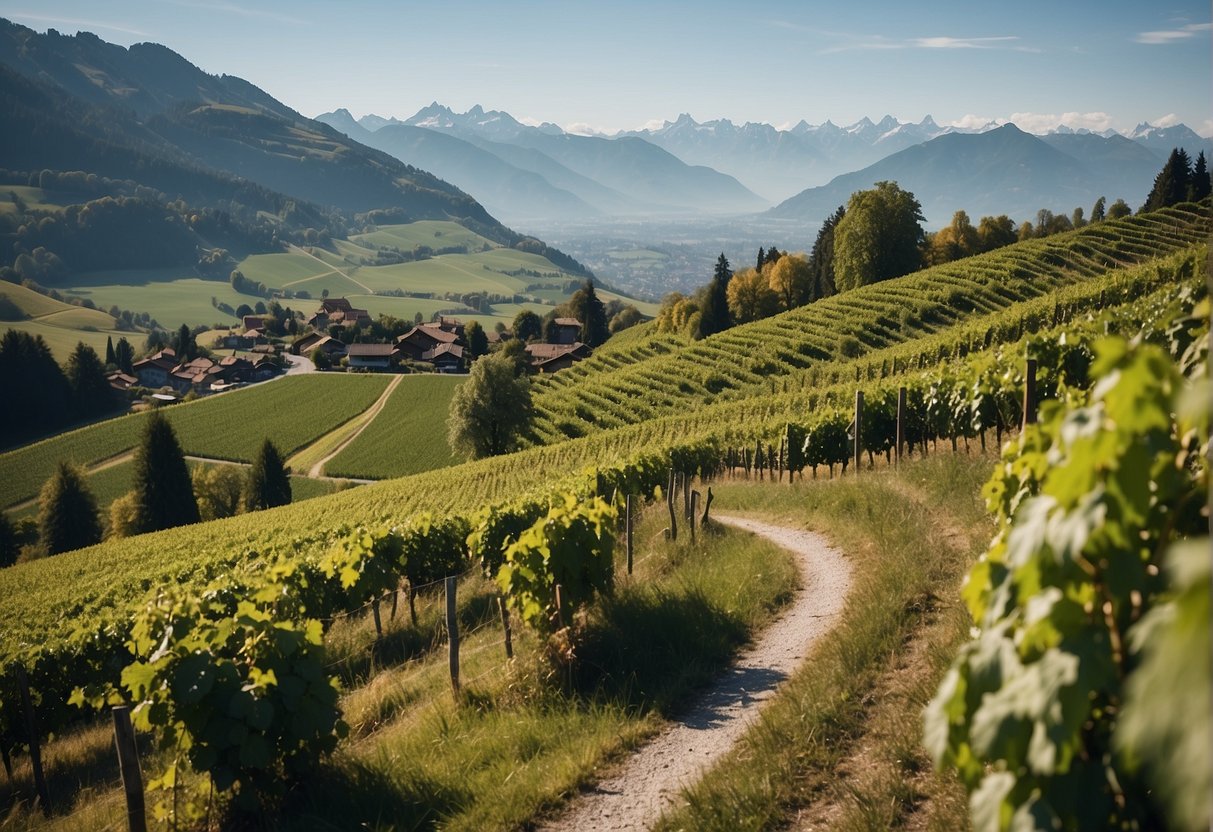 Scenic vineyards and hiking trails in the sustainable Swiss canton of Vaud