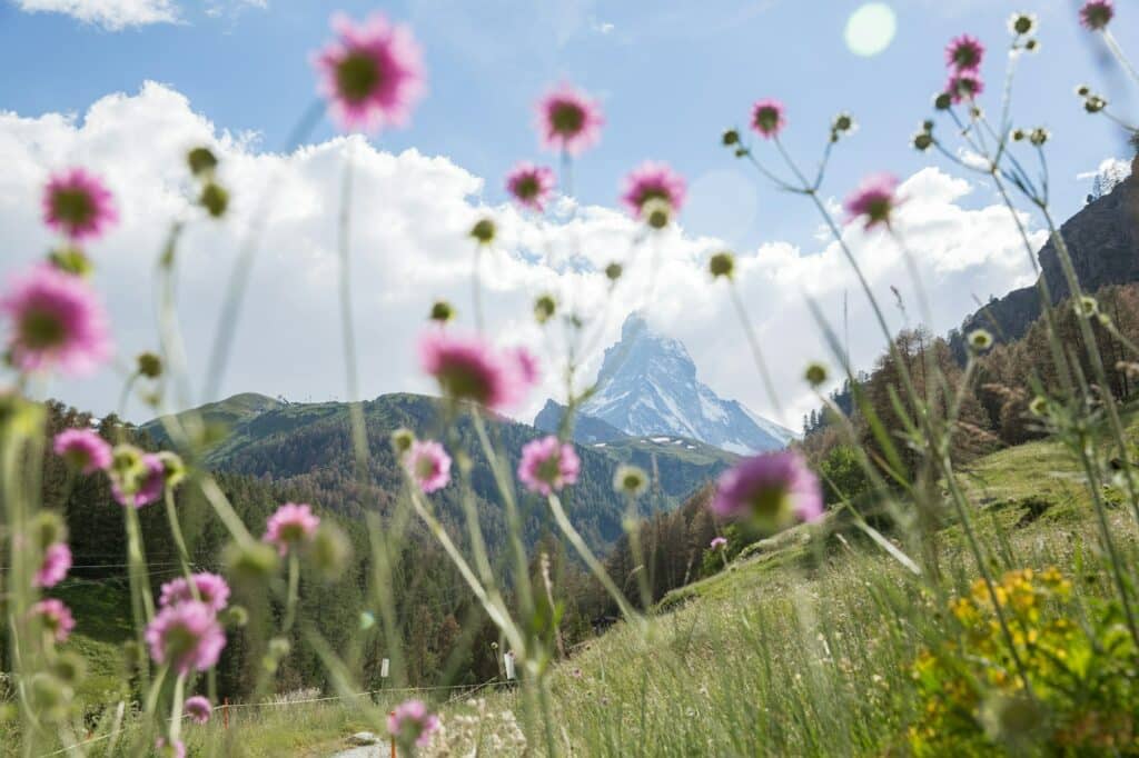 The Matterhorn in Zermatt, Switzerland